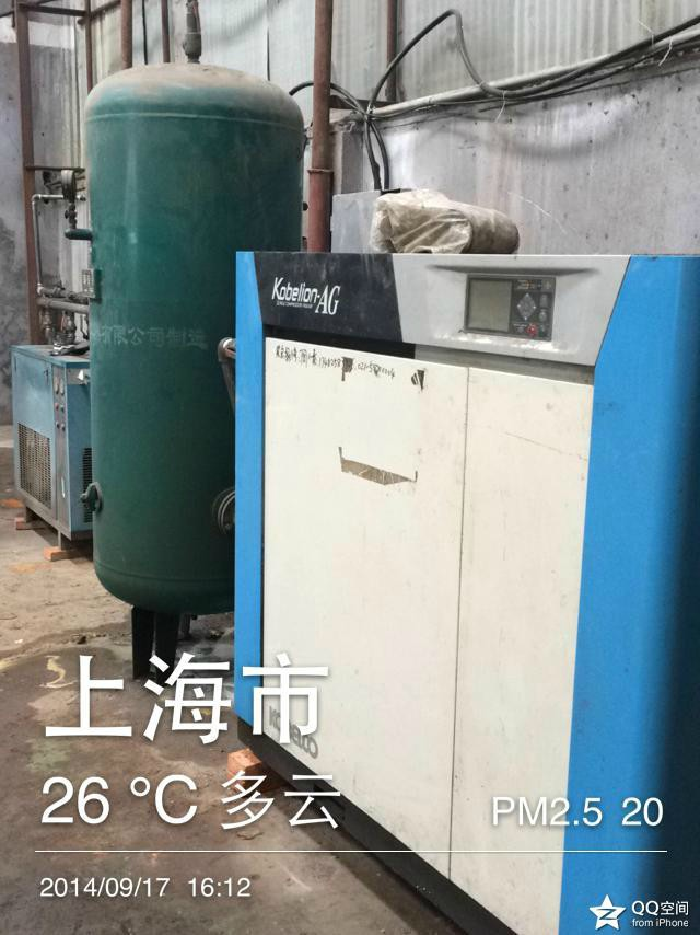 上海神鋼空壓機售后維修保養服務（SG—610A定期保養）